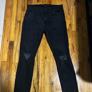 Black Ripped Lucky Brand Jeans 33/32